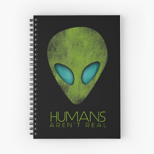 Item preview, Alien Funny Humans Aren't Real Cute UFO Gift Colorful Melting Graphic designed and sold by AmandaNeeco.