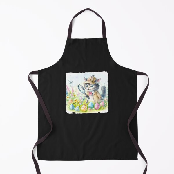 Item preview, Cat-Detective-With-Magnifying-Glass-Clues-In-Meadow.-Glass designed and sold by elleryngvodde.