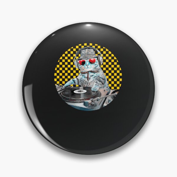 Item preview, Cat-Dj-Cute-Kitty-Mixing-Tunes-Pop-Art-For-Feline-Fanatics designed and sold by elleryngvodde.