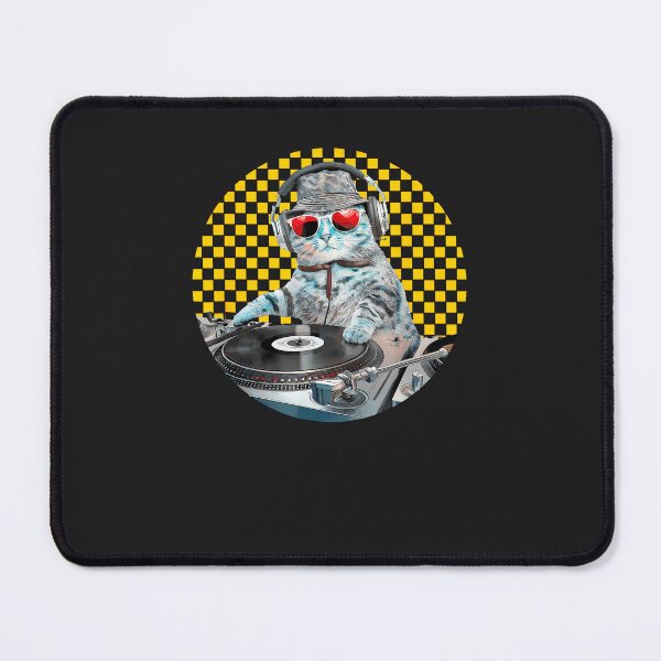 Item preview, Cat-Dj-Cute-Kitty-Mixing-Tunes-Pop-Art-For-Feline-Fanatics designed and sold by elleryngvodde.