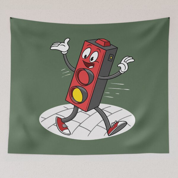 Item preview, Cartoon Traffic Light designed and sold by Banana Split Collective.