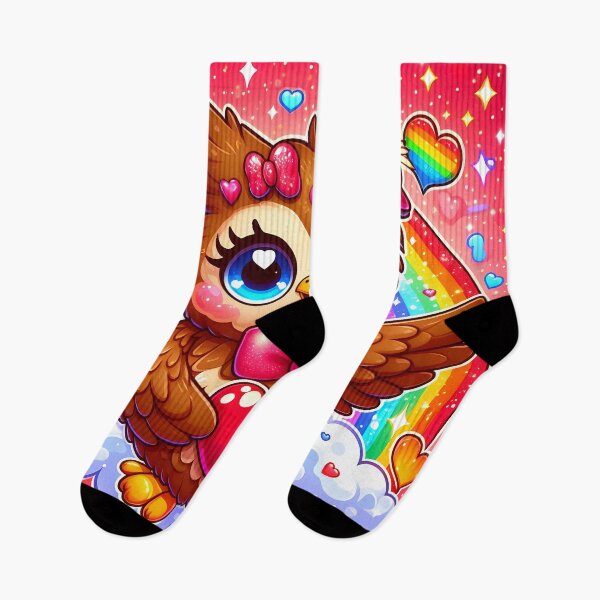 Item preview, Cute Owl with Rainbow and Heart designed and sold by Jbl55.
