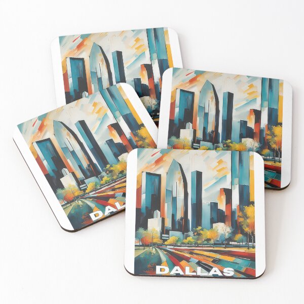 Item preview, Dallas Travel Poster designed and sold by LIOMAART.
