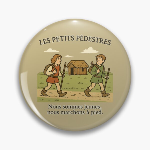 Item preview, The Little Pedestrians – Yvain & Gauvain on foot designed and sold by Bratak.