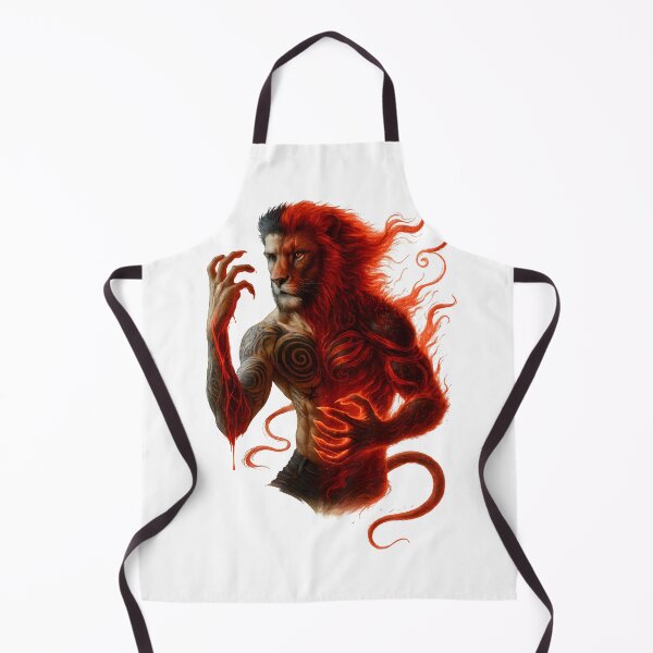 Item preview, Lion Warrior of Flames designed and sold by FreddyE.