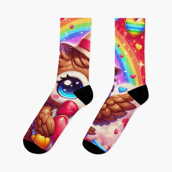Item preview, Cute Owl with Rainbow and Heart designed and sold by Jbl55.