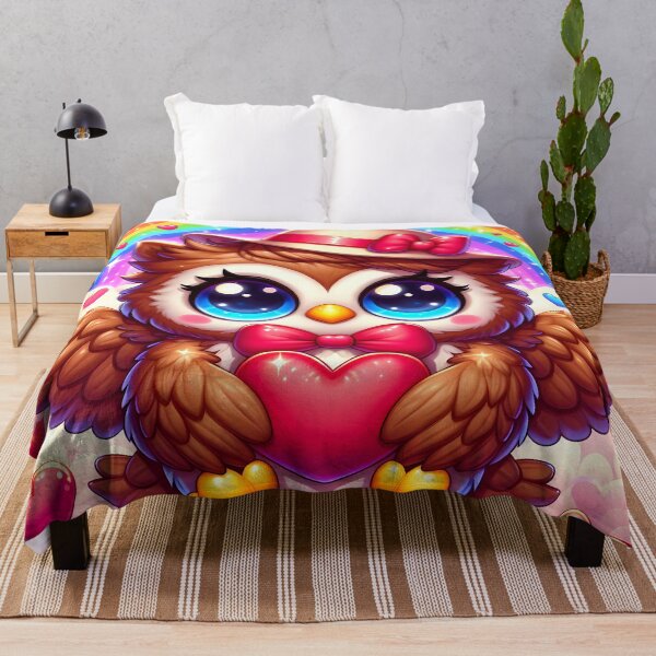 Item preview, Cute Owl with Rainbow and Heart designed and sold by Jbl55.
