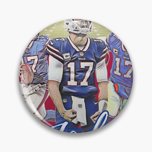 Item preview, Josh Allen Buffalo Bills NFL Football Art designed and sold by ArmandaBischo.