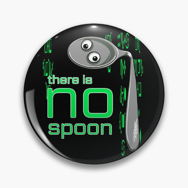 Item preview, There Is No Spoon Cartoon Illustration designed and sold by Yeomans Cartoons.