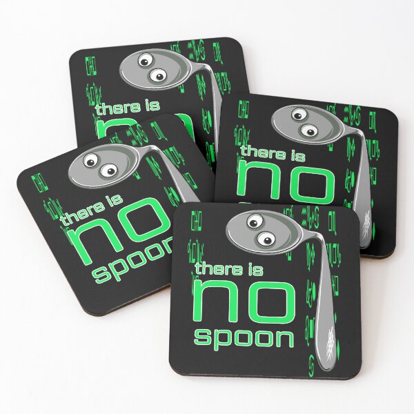 Item preview, There Is No Spoon Cartoon Illustration designed and sold by Yeomans Cartoons.