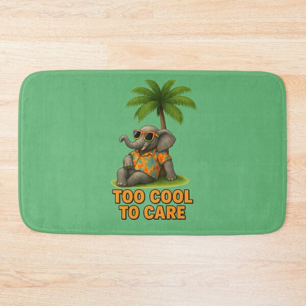 Item preview,  Funny Cool Elephant in Hawaiian Shirt – Tropical Summer Vibes Cartoon Design designed and sold by Tender Flower Clothing.