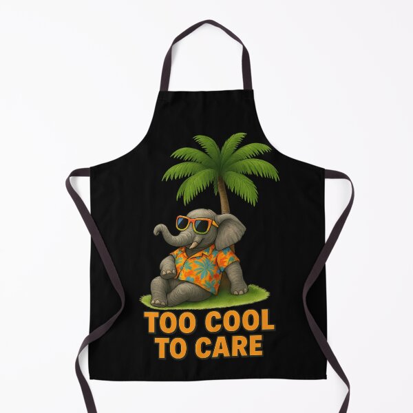 Item preview,  Funny Cool Elephant in Hawaiian Shirt – Tropical Summer Vibes Cartoon Design designed and sold by Tender Flower Clothing.
