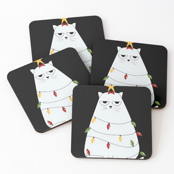 Item preview,  Grumpy Christmas Cat designed and sold by LuxuryEzequiel.