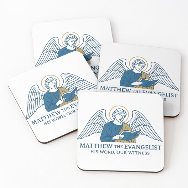 Item preview, St. Matthew the Evangelist – His Word, Our Witness | Christian Art & Faith Apparel designed and sold by Tender Flower Clothing.