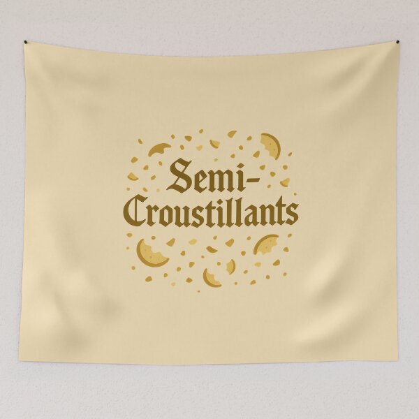 Item preview, Semi-Crunchy – Humorous Medieval Typography designed and sold by Bratak.