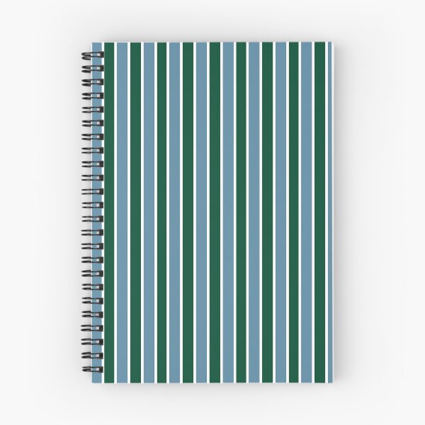 Item preview, Blue and Green and Thin White Stripes Pinstripes designed and sold by OneThreeSix.