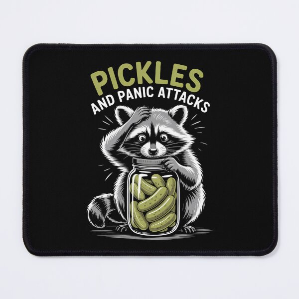 Item preview, Panic Attacks Raccoon Meme Mental Health designed and sold by DoorwayThreads.
