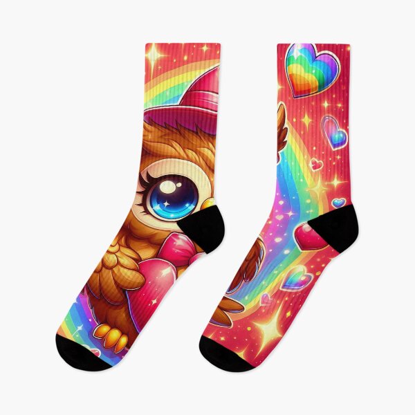 Item preview, Cute Owl with Rainbow and Heart designed and sold by Jbl55.