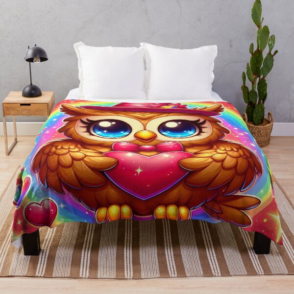 Item preview, Cute Owl with Rainbow and Heart designed and sold by Jbl55.