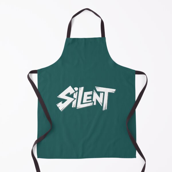 Item preview, SILENT Bold White Text Graphic designed and sold by Rhonda Hayden.