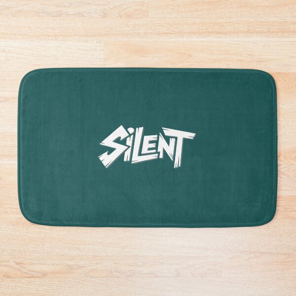 Item preview, SILENT Bold White Text Graphic designed and sold by Rhonda Hayden.
