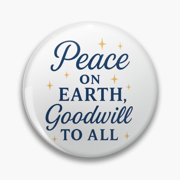 Item preview, Peace on Earth, Goodwill to All | Christian Christmas Scripture Art & Faith Apparel designed and sold by Tender Flower Clothing.