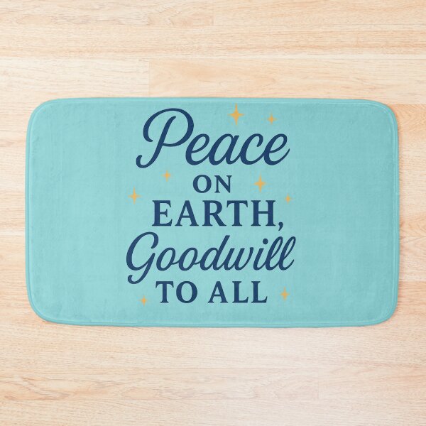 Item preview, Peace on Earth, Goodwill to All | Christian Christmas Scripture Art & Faith Apparel designed and sold by Tender Flower Clothing.