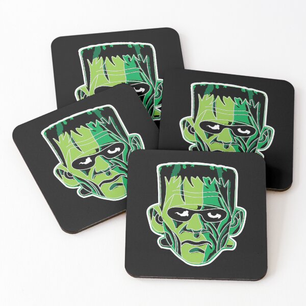 Item preview, Frankenstein Face Classic Gothic Horror Movie Icon Karloff Monster Fragile designed and sold by DanLockman.