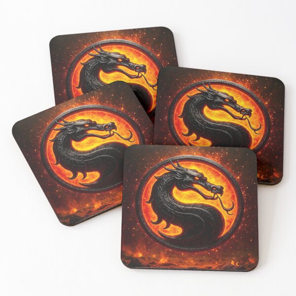 Item preview, Fiery Dragon Emblem designed and sold by Kaleidoscope Print.