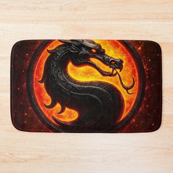 Item preview, Fiery Dragon Emblem designed and sold by Kaleidoscope Print.