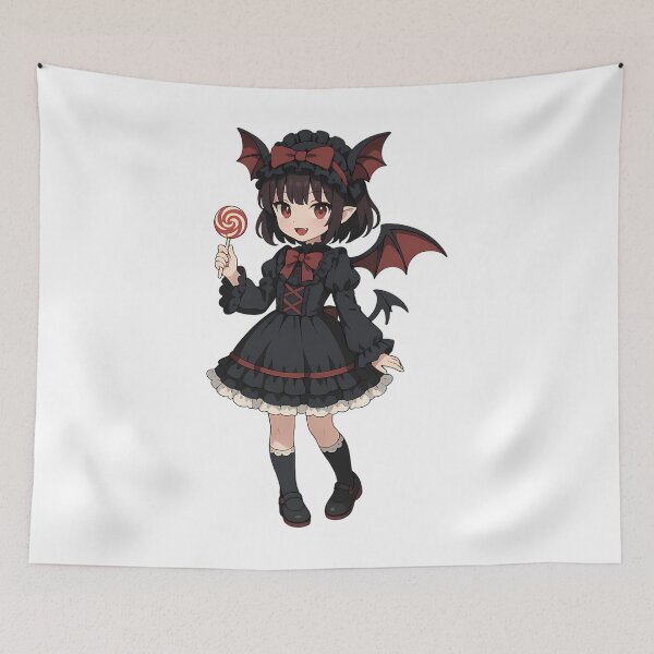 Item preview, Gothic Vampire Girl Halloween Character designed and sold by DanLockman.