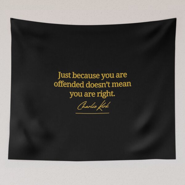 Item preview, Charlie Kirk Just Because You Are Offended Doesn’t Mean You Are Right designed and sold by paihakow.