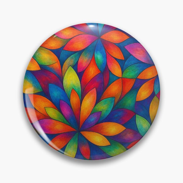 Item preview, Shimmering floral mosaic of colors designed and sold by Sigtrix.