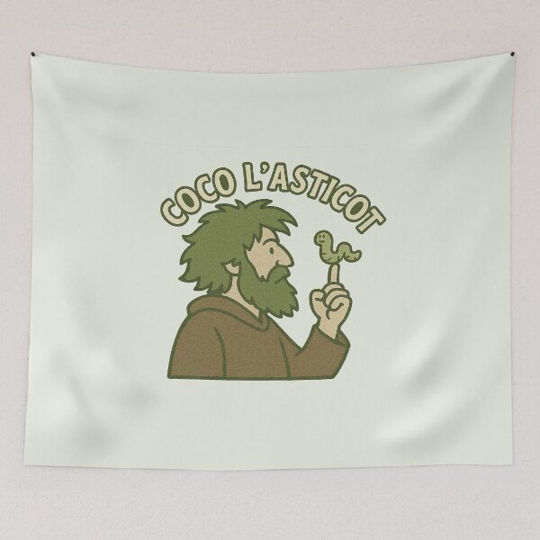 Item preview, Coco the Maggot – Druid and Maggot Cartoon designed and sold by Bratak.
