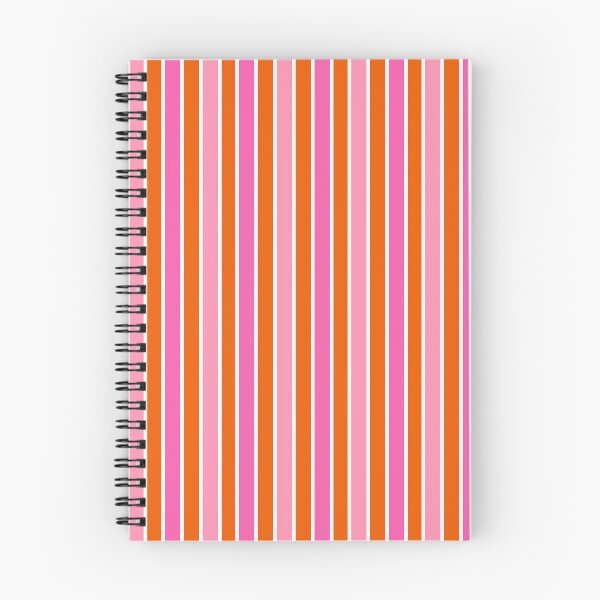 Item preview, Orange, Pink and Thin White Stripes Pinstripes designed and sold by OneThreeSix.
