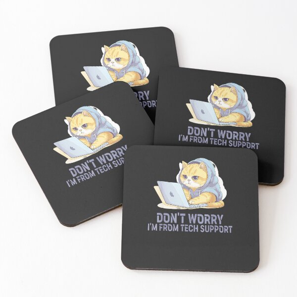 Item preview, Cat-Don'T-Worry-I'M-From-Tech-Support-(3) designed and sold by houfwopa.