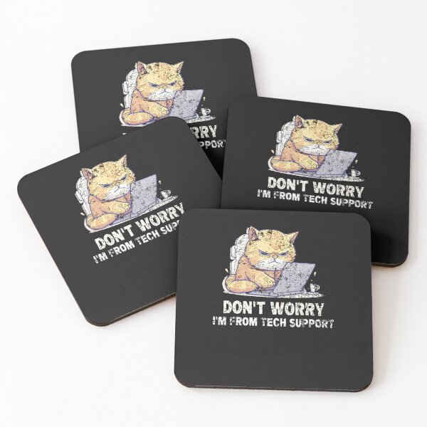 Item preview, Cat-Don'T-Worry-I'M-From-Tech-Support-(4) designed and sold by houfwopa.