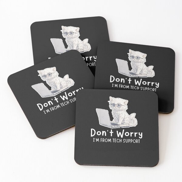 Item preview, Cat-Don'T-Worry-I'M-From-Tech-Support-(5) designed and sold by houfwopa.
