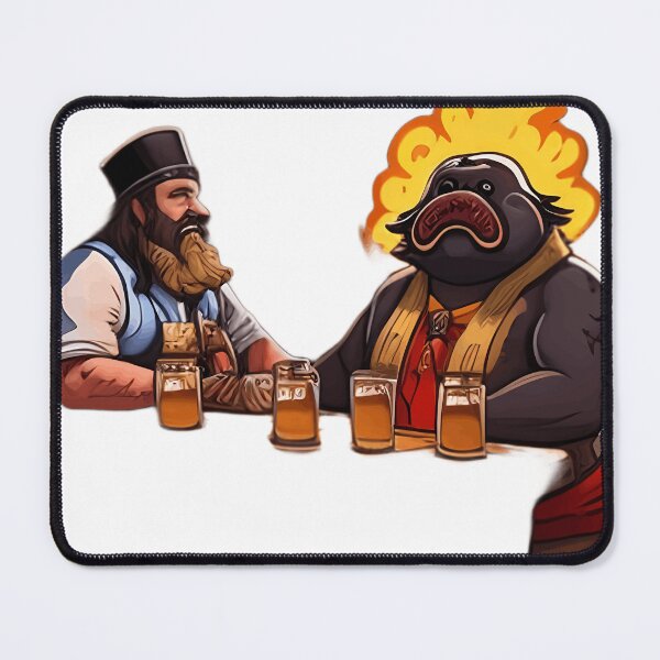 Item preview, The Firebreathing Walrus Tavern designed and sold by Cvnkjchkbff.