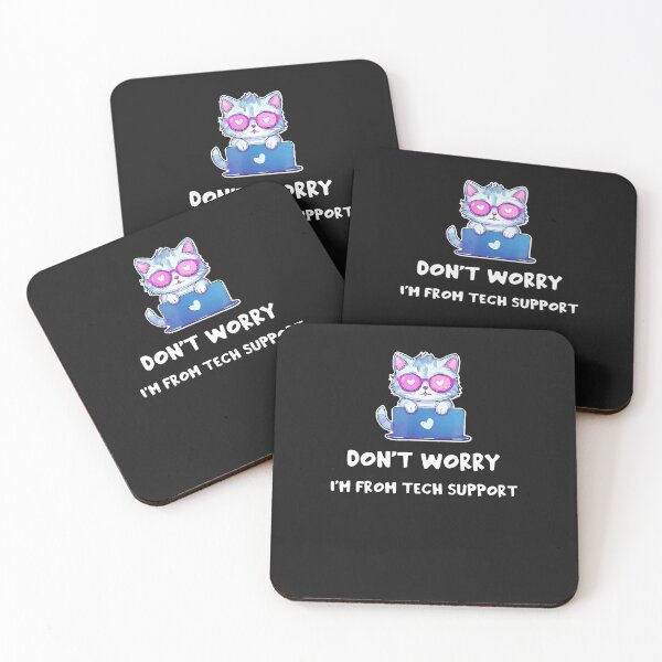 Item preview, Cat-Don'T-Worry-I'M-From-Tech-Support-(6) designed and sold by houfwopa.