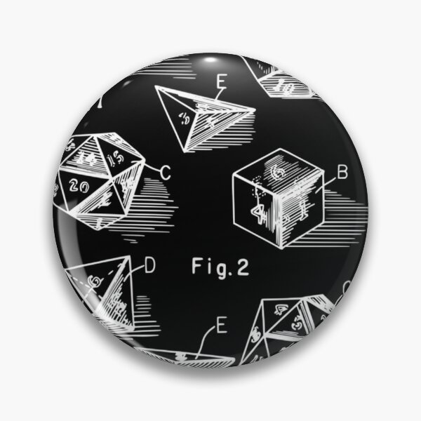 Item preview, D20 Role Playing Dice Set Patent Prints 1999 designed and sold by SolomonGarment.