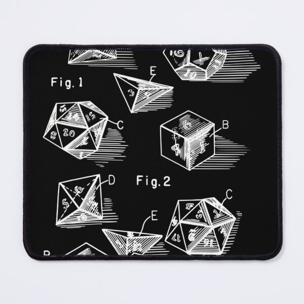 Item preview, D20 Role Playing Dice Set Patent Prints 1999 designed and sold by SolomonGarment.