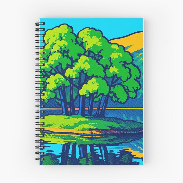 Item preview, Island tranquility in pop colors designed and sold by Sigtrix.