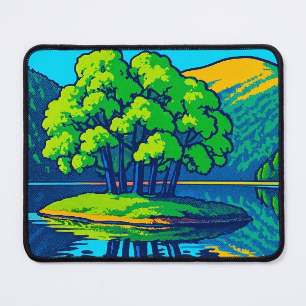 Item preview, Island tranquility in pop colors designed and sold by Sigtrix.