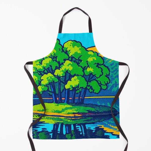 Item preview, Island tranquility in pop colors designed and sold by Sigtrix.