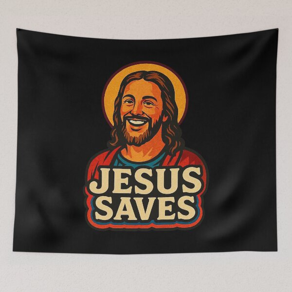 Item preview, Jesus Saves designed and sold by plushism.