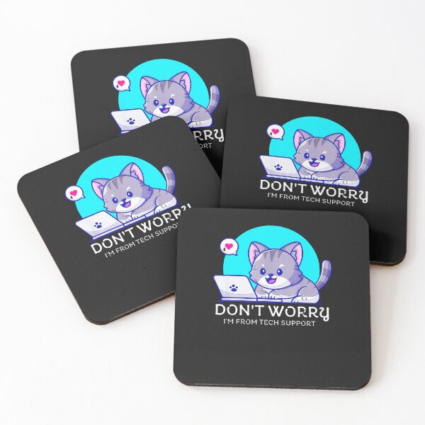 Item preview, Cat-Don'T-Worry-I'M-From-Tech-Support-Cat-Cute designed and sold by houfwopa.