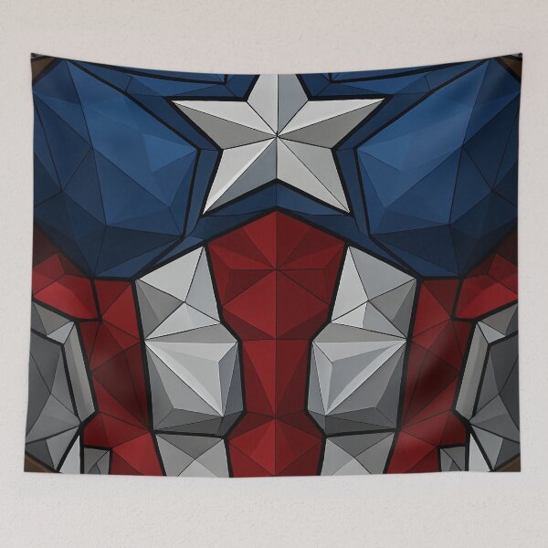 Item preview, Geometric Star Armor designed and sold by Kaleidoscope Print.