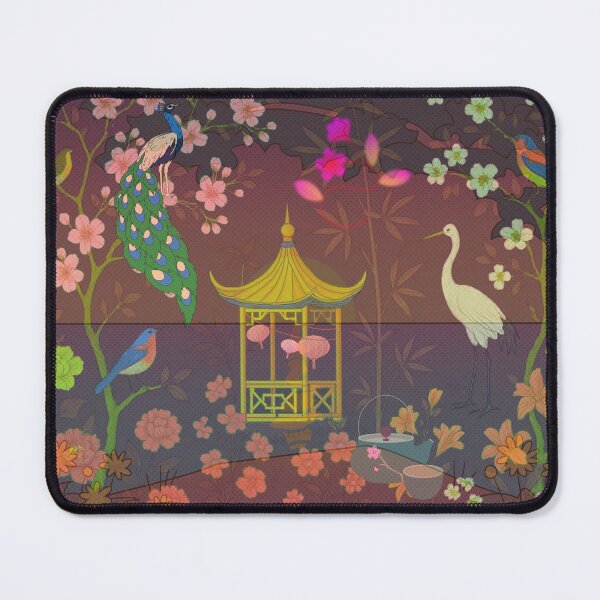 Item preview, Chinoiserie Garden by Moonlight — Enchanted Night of Lanterns and Birds designed and sold by Sugar Wisdom .