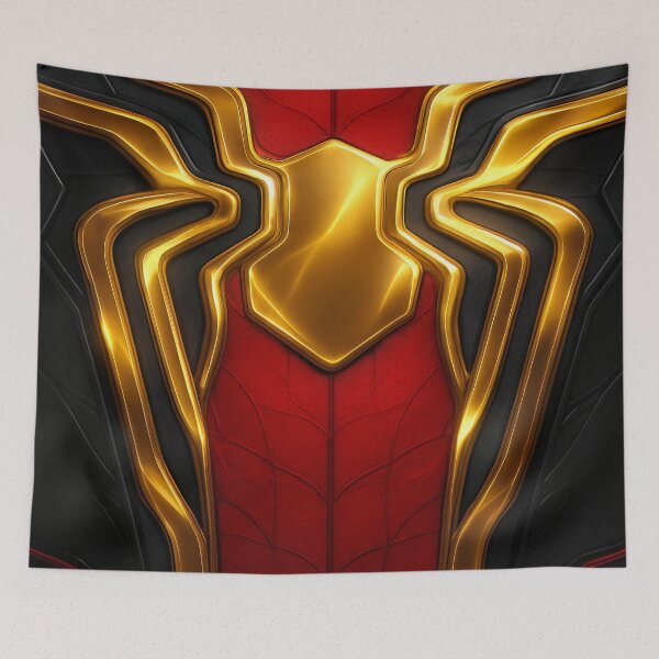 Item preview, Golden Armor Flow designed and sold by Kaleidoscope Print.